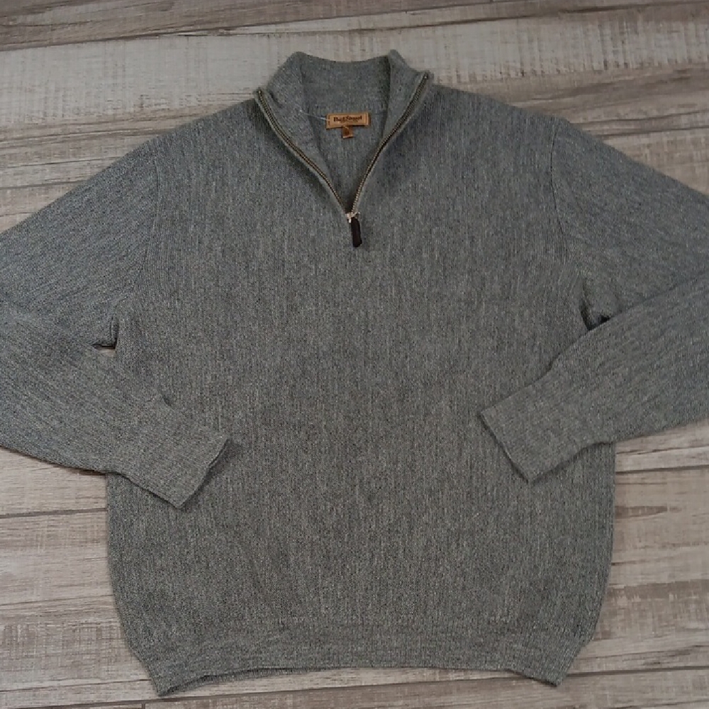 PAUL STUART..ALPACA HALF ZIP..MEDIUM